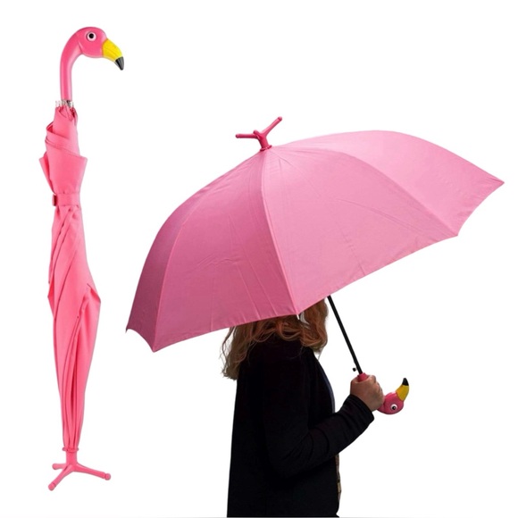 Pink Flamingo Umbrella – Fun & Fabulous Rain Protection - Picture 1 of 8